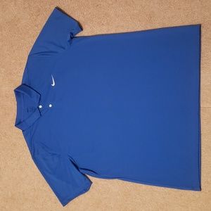 Nike Men's Blue Polo Shirt